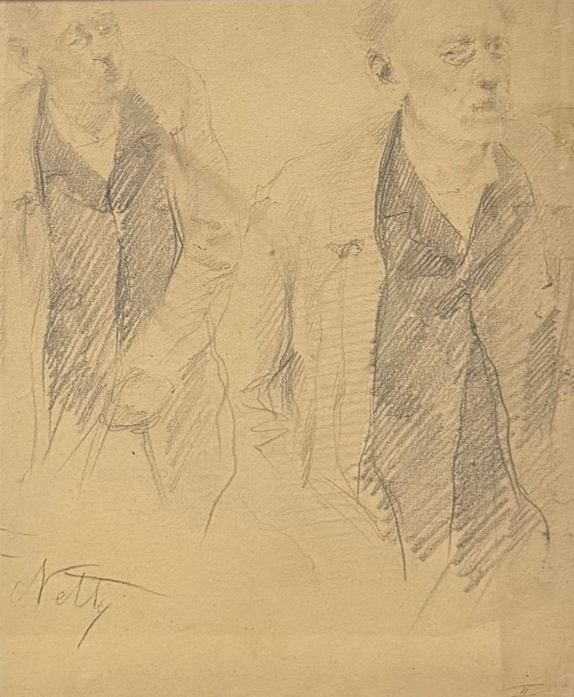 Francesco Netti (1832-1894),Attr. - Autoritratto #1.0