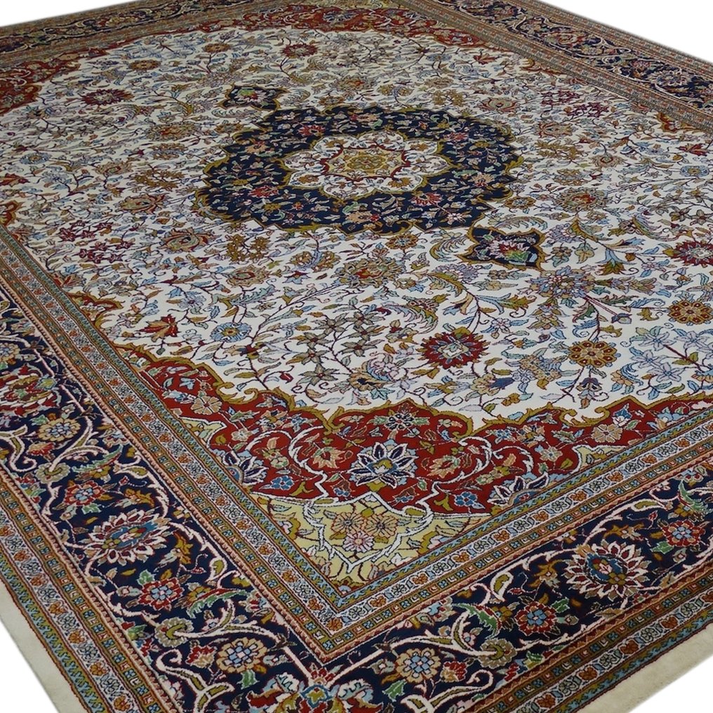 Keshan - 已清洗 - 小地毯 - 412 cm - 306 cm #4.3