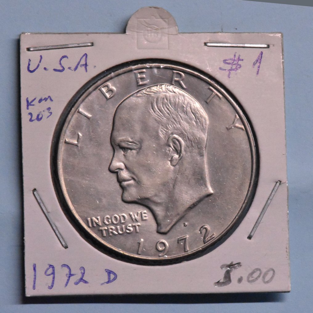 美国. 1 Dollar 1922 (Silver) and 20 different 1 $ (1971/1980 and 2 x 2000)  (没有保留价) #2.1