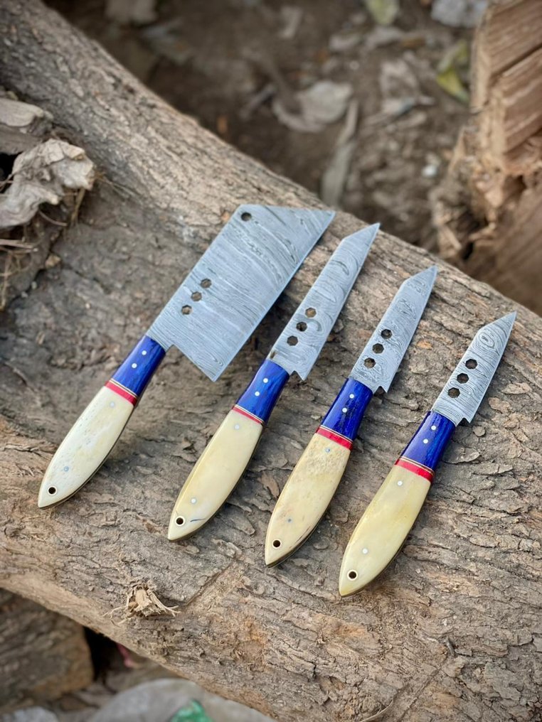 厨刀 - Kitchen knife set - 钢, 骨, 树脂 - 英国 #2.1