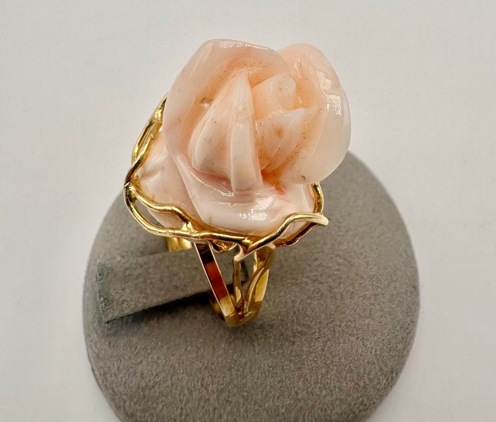 Ingen mindstepris - Ring Sølv Koral #2.1