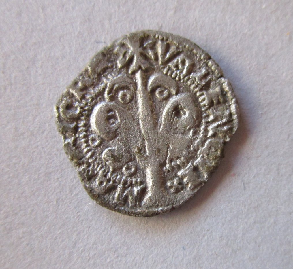 Espagne. Rois Catholiques. 1 Dinero Valencia  (Sans prix de réserve) #4.3