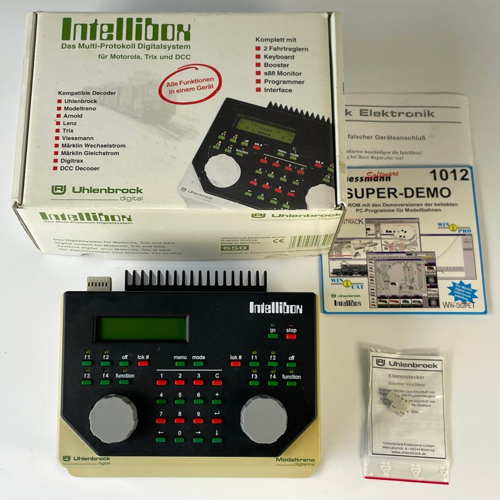 Uhlenbrock H0, N, G - Μονάδα ελέγχου τρένου μοντελισμού (1) - Intellibox 650 DC και AC #1.0