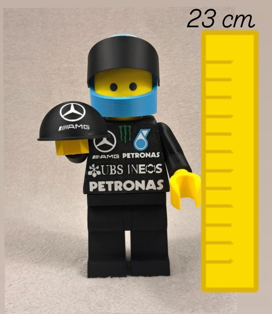 Lego - Φιγούρα δράσης Minifigure gigante Mercedes Petronas - 2010-2020 #1.0