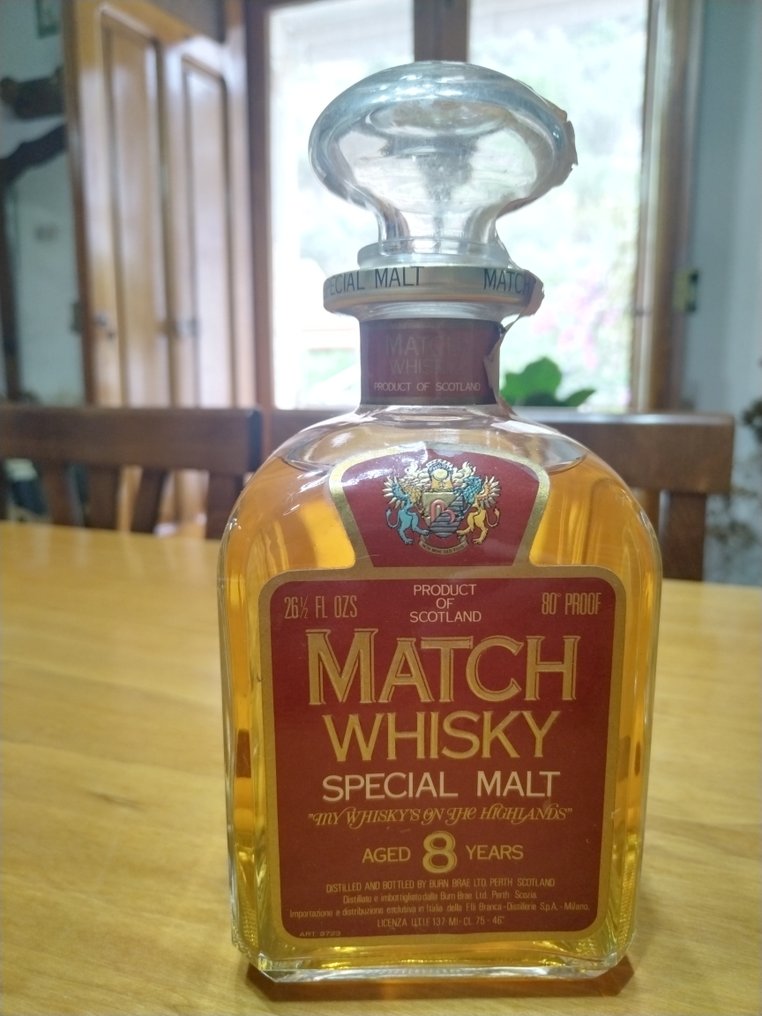Match 8 years old Special Malt - Banaka Bros Ltd  - b. década de 1970 - 75cl #1.0