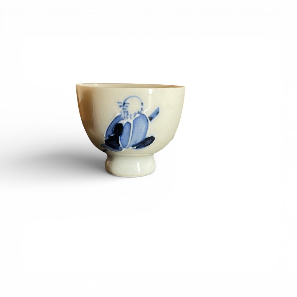 Ιαπωνικό σετ τσαγιού από πορσελάνη με Daruma. - Πορσελάνη - Ιαπωνία - Meiji period (1868-1912) #4.3