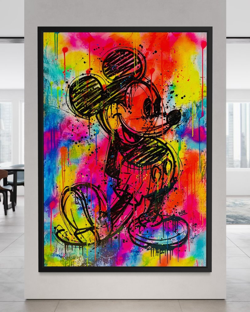 HÖK (1984) - Mickey Fluor Pop 2/2 XXXL (NO RESERVE PRICE) #1.0