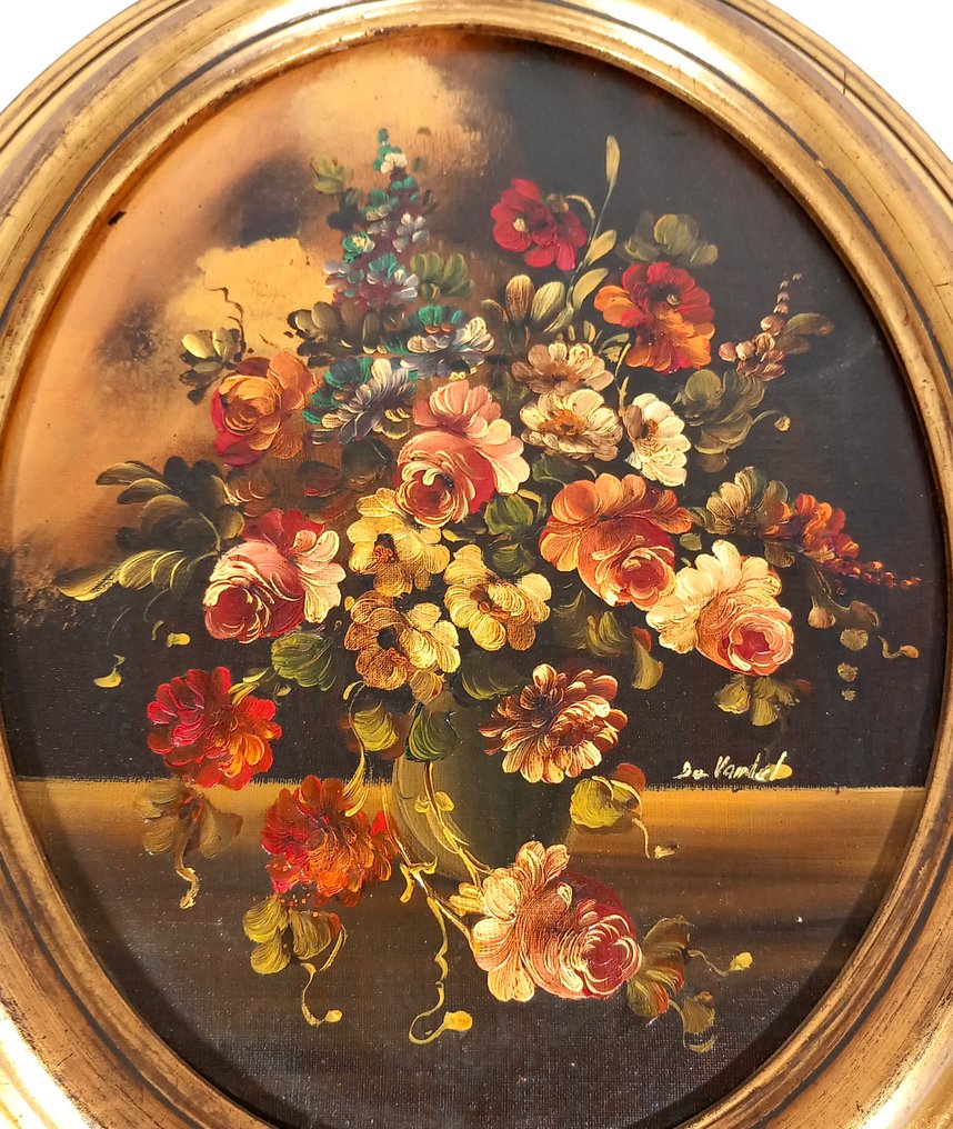 Manifattura italiana - anni 50 - Composizione floreale - 40 cm #4.3