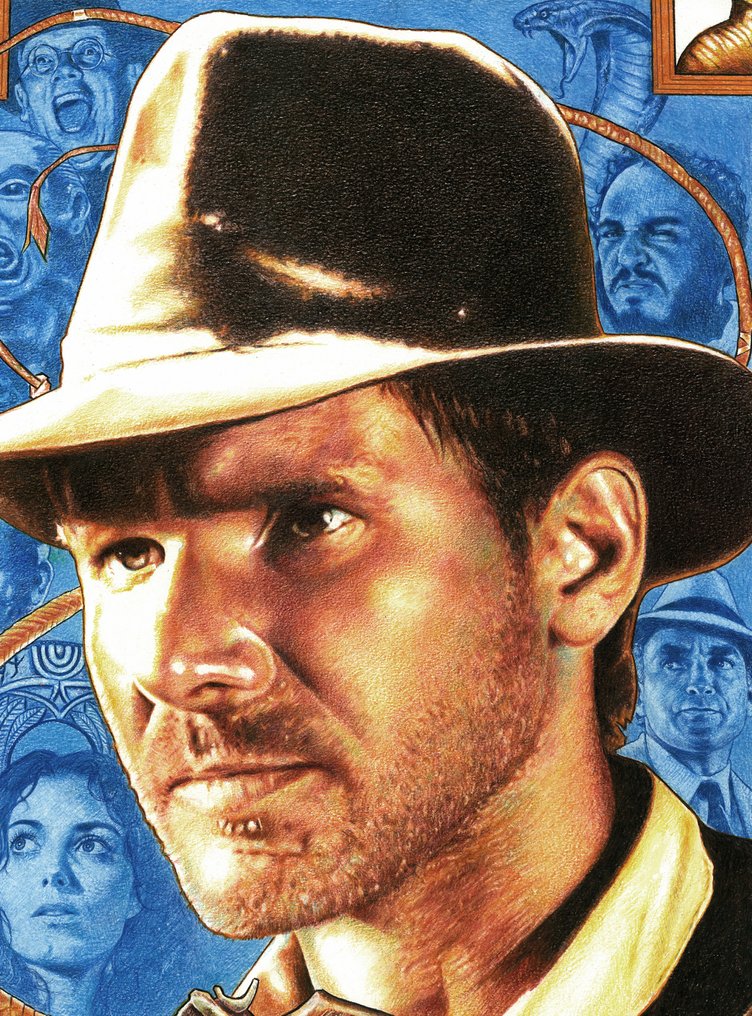 Oscar Garcia Calibos - Indiana Jones - INDIANA JONES - The Relic Hunter - Gicleé Limited Edition 1/100 #1.0