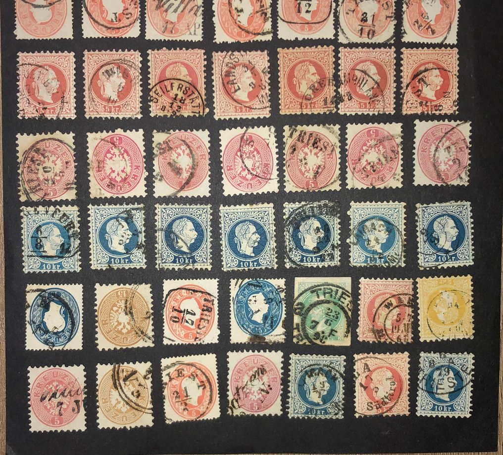Αυστρία 1850/1867 - Αυστρία 1850/1867, υπερβολική χρήση μετοχών, υψηλός κατάλογος. #2.1