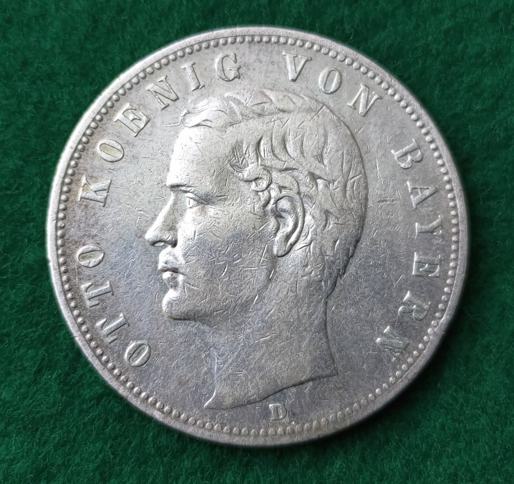 Germany, Bavaria Otto. 5 Mark 1903  (χωρίς τιμή ασφαλείας) #1.0