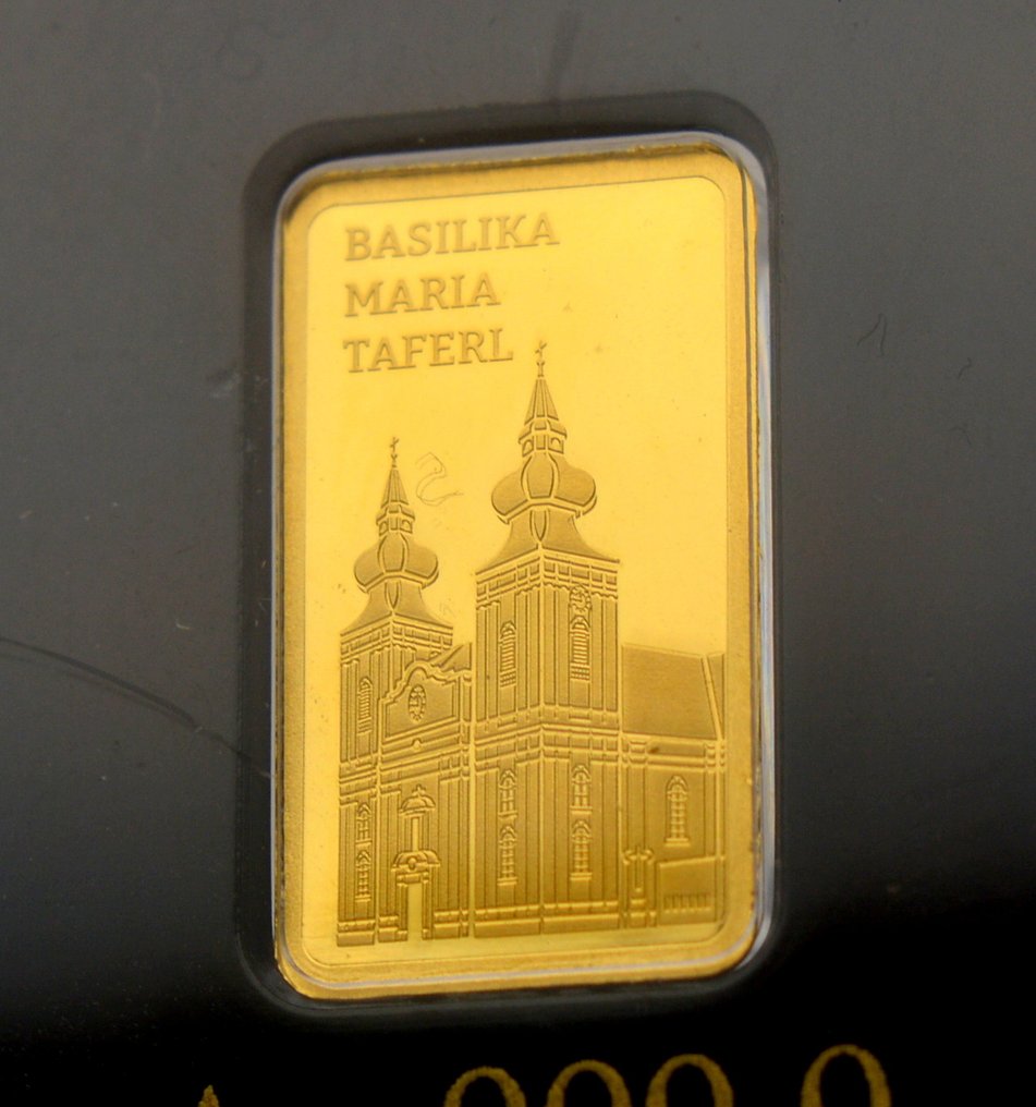 奧地利. Medal Basilika Maria Taferl - Bar Ingot - 1/200oz (.999) (沒有保留價) #2.1