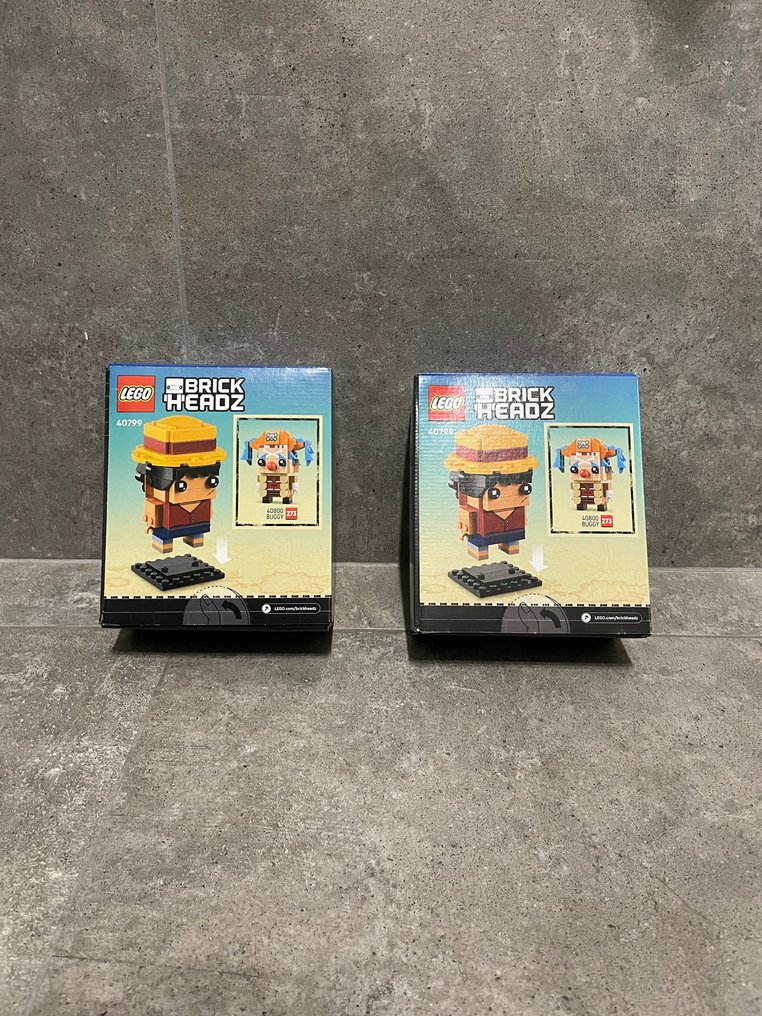LEGO Set - BrickHeadz - 2x Netflix One Piece Monkey D. Luffy 272 NEW #2.1