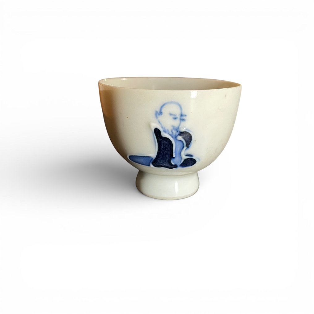 Ιαπωνικό σετ τσαγιού από πορσελάνη με Daruma. - Πορσελάνη - Ιαπωνία - Meiji period (1868-1912) #3.2