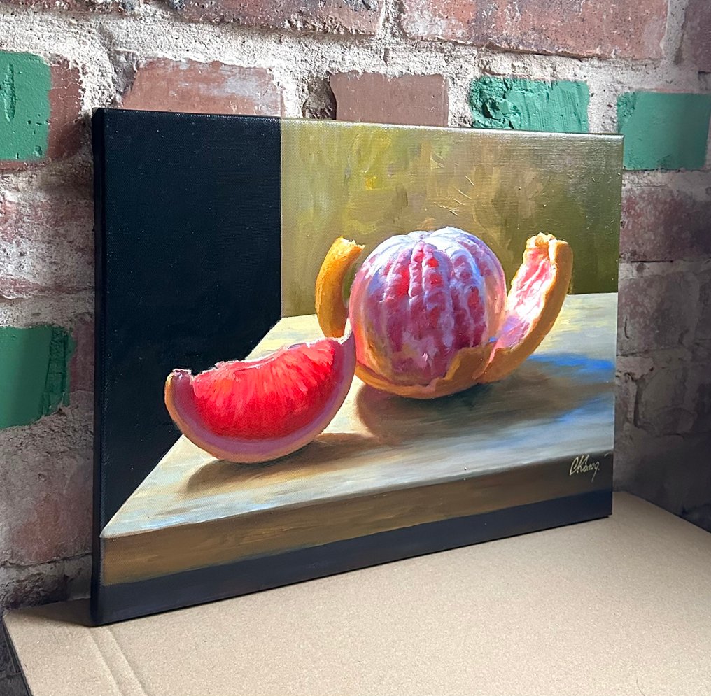 Sergey Kolodyazhniy (XX-XXI) - Still life with grapefruit #4.3