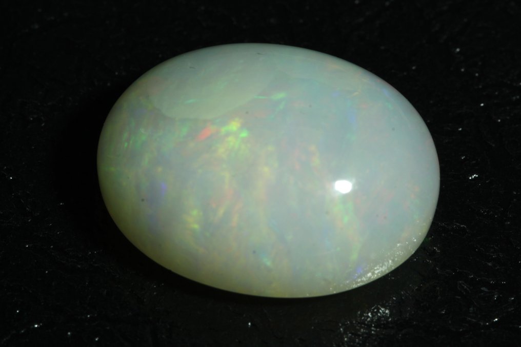 没有保留价 白色 蛋白石  - 18.01 ct - 西班牙宝石学院（IGE） - 色彩游戏 #1.0