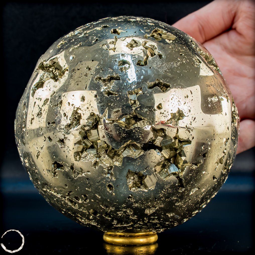 闪耀的地球宝藏 令人惊叹的 Pyrit 球- 2320.44 g #2.1