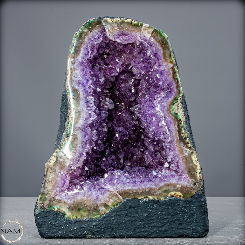 令人惊叹的紫水晶簇 紫色水晶华彩- 2239.29 g #2.1