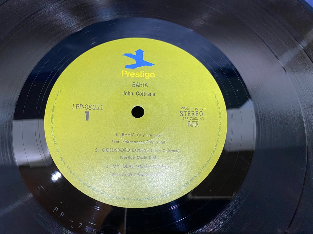 John Coltrane - Bahia - Japan Pressing - Μονός δίσκος βινυλίου - Ιαπωνική εκτύπωση - 1973 #2.1