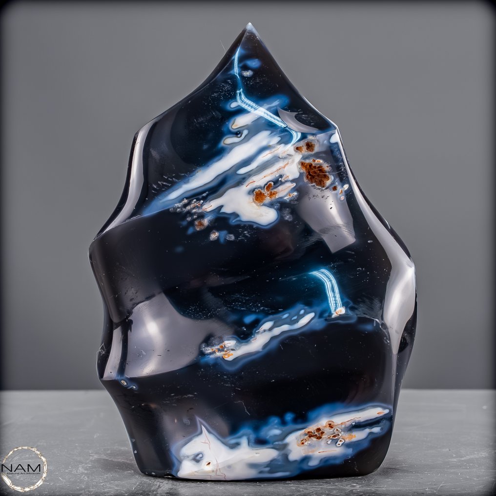 自然的“虎鲸”玛瑙 火焰- 763.51 g #4.3