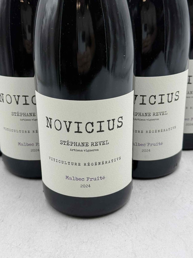 2024 Stéphane Revel Novicius Malbec fruité - Cahors - 6 Flaskor (0,75L) #1.0