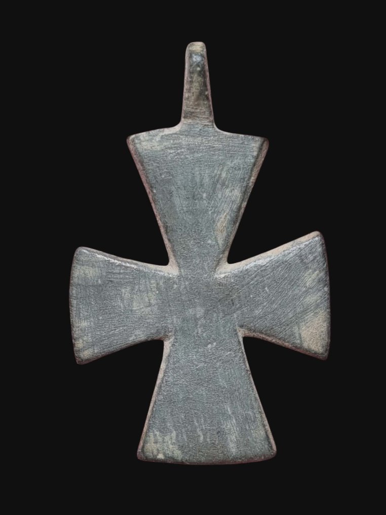 Μεσαιωνική, εποχή σταυροφόρων Μπρούντζος, Top Magic Eye Cross Κρεμαστό κόσμημα #3.2