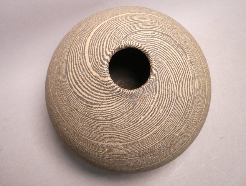 Vase - Keramik - Japan - Nerikomi keramikboks #3.2