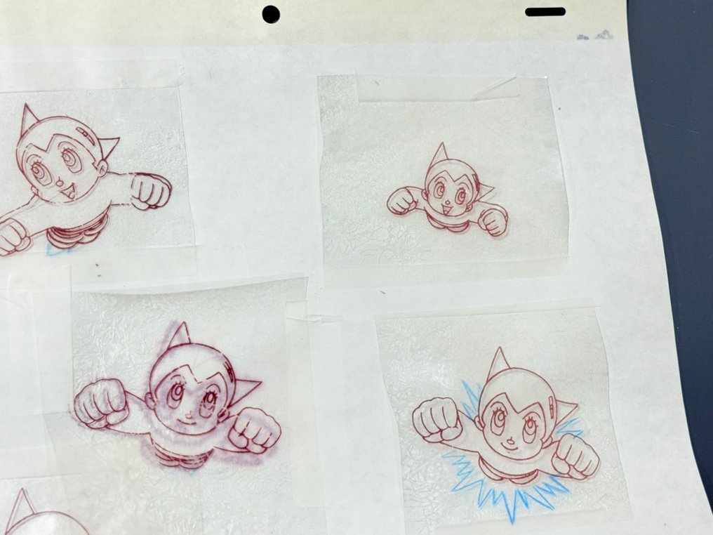 Osamu Tezuka - 铁臂阿童木原始动画片段,模型页面 - Astro Boy (1963/66) #4.3