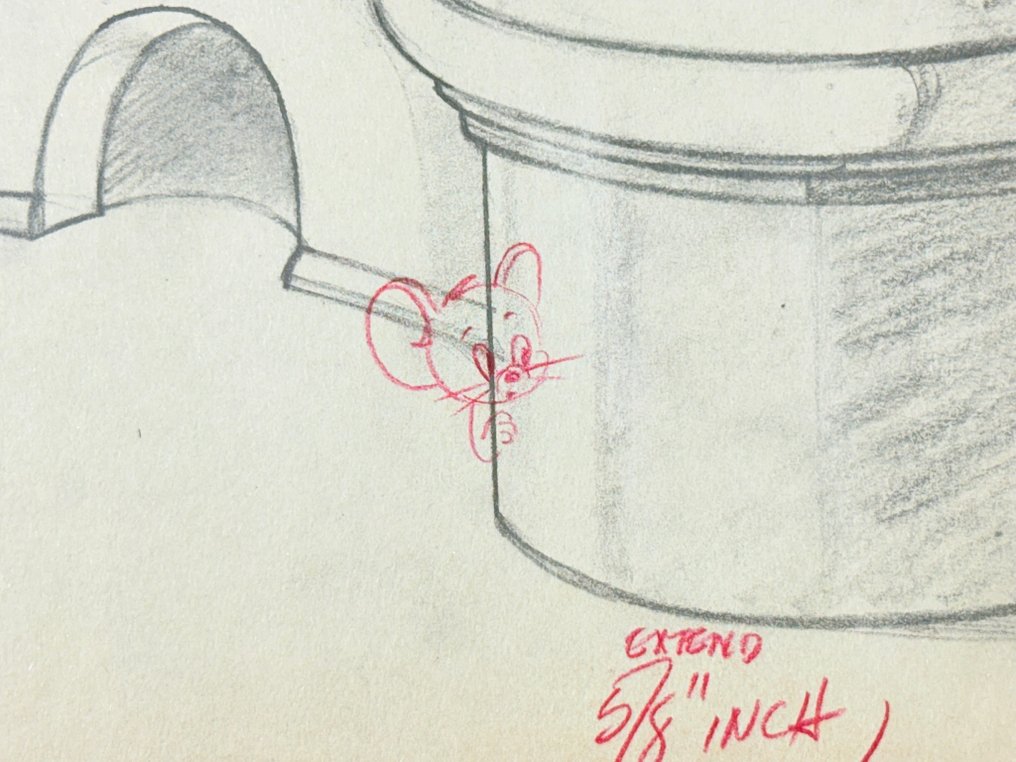 MGM (1963) - 4 动画绘图，员工限量版，极高品质 - Tom and Jerry #1.0