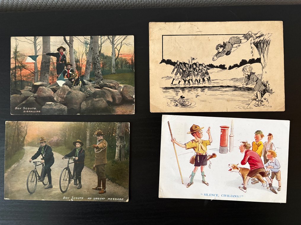 Ταχυδρομική σφραγίδα - Όμορφη συλλογή από διακριτικά Scouts, σφραγίδες, γραμματόσημα, περιοδικά, χαρτί. - Κόσμος #2.1