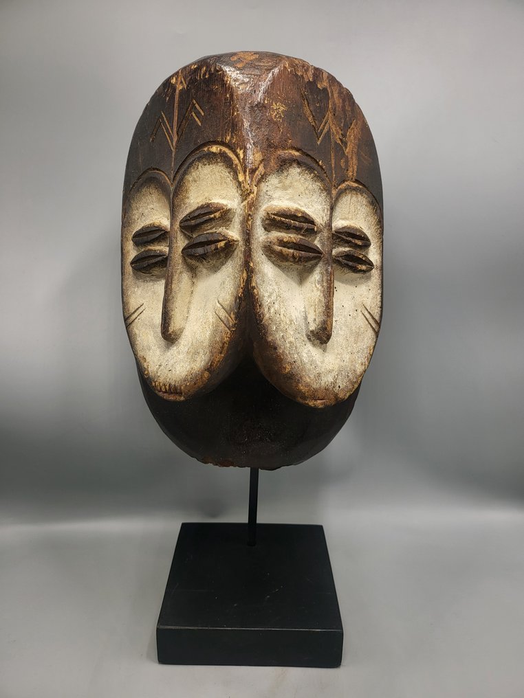 Masque Lega double face - DR Congo  (No reserve price) #1.0