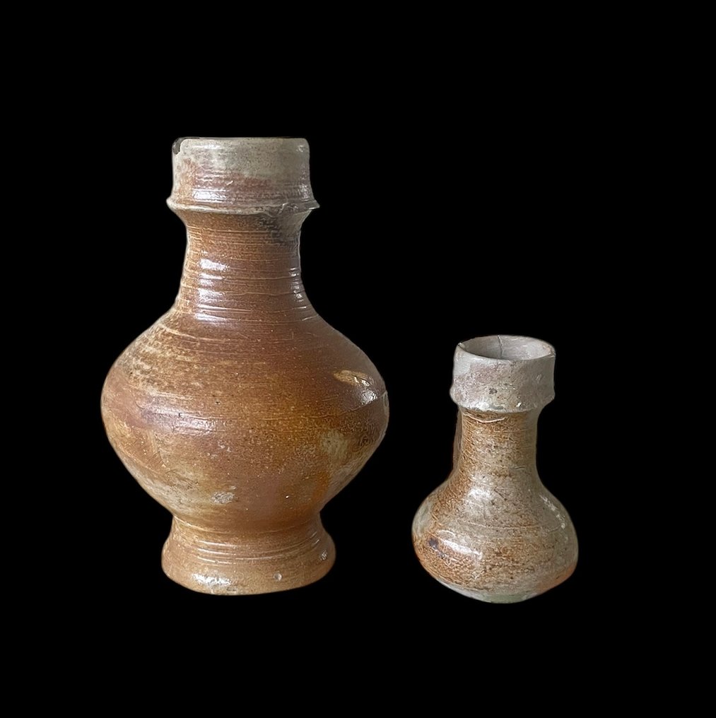 Gres Caraffa - 15.4 cm - Steengoed XVI/XVII secolo.  (Senza prezzo di riserva) #1.0