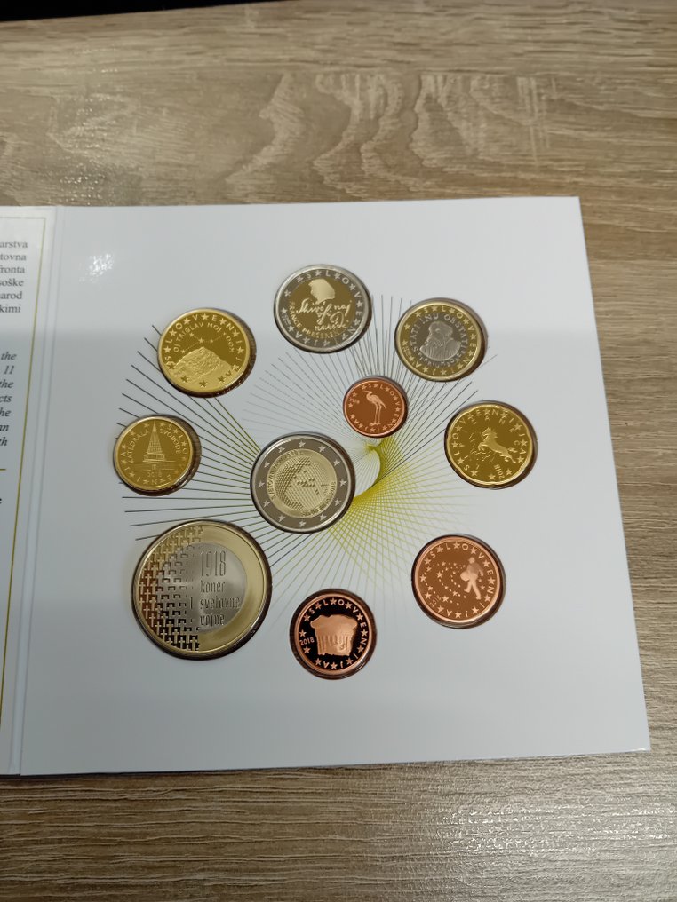 Slovenien. Proof Set 2018 (Utan reservationspris) #1.0