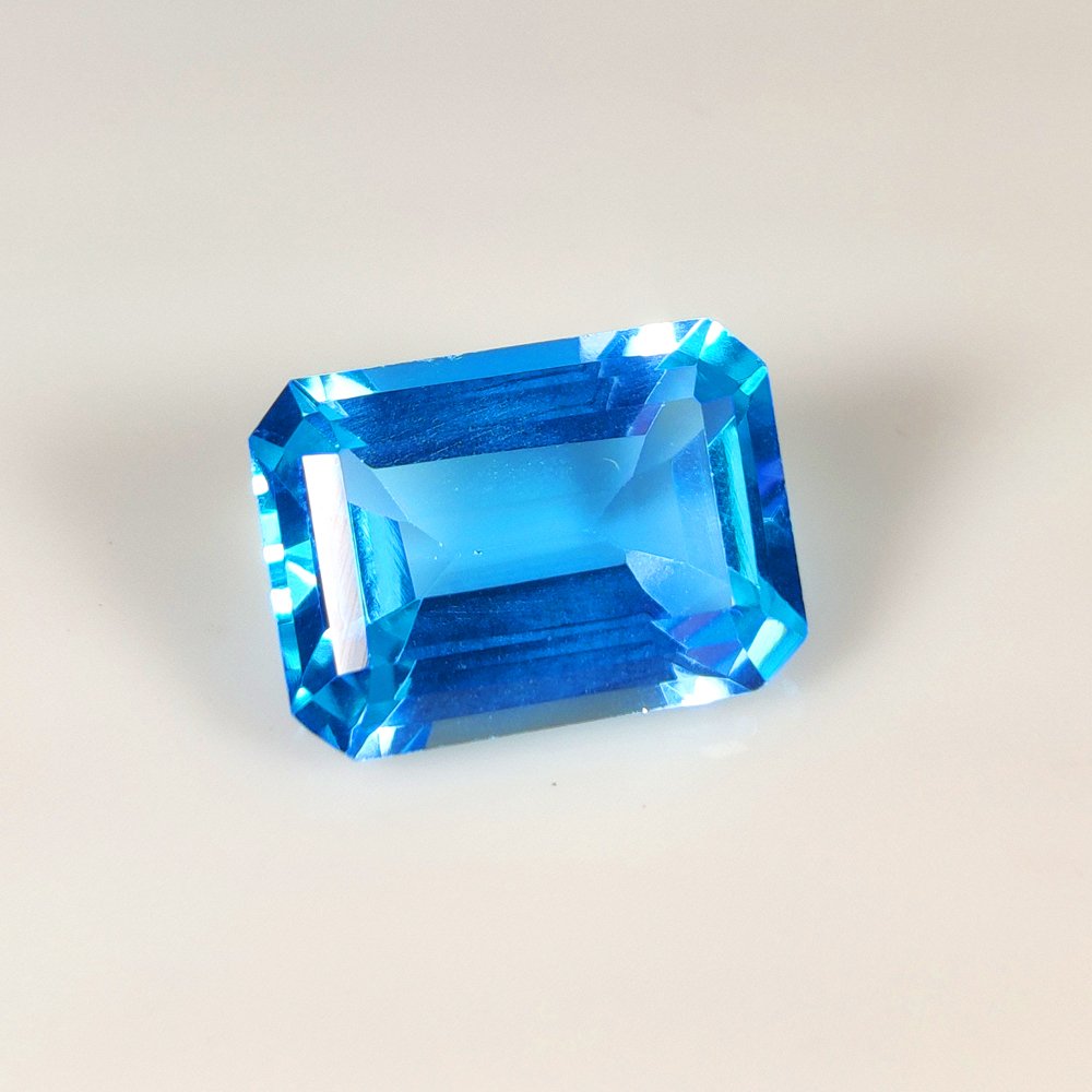 没有保留价 蓝色 黄宝石 - 19.09 ct - 国际有色宝石协会(ICA GemLab) - Fancy - 瑞士蓝拓帕石 #1.0