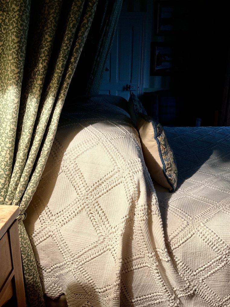 Tidigt 1900-tal bomullsöverkast. - Textil - 2.7 m - 2.2 m #1.0