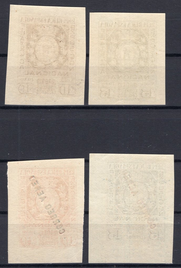 Spanien 1936 - Briefmarkenausstellung Madrid mit Flugpost - Edifil 727/730 #1.0