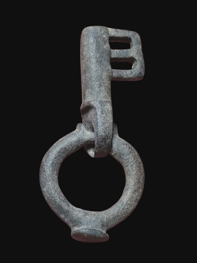 古羅馬 青銅色, 令人震撼 鎖匙 - 45.1 mm  (沒有保留價) #2.1