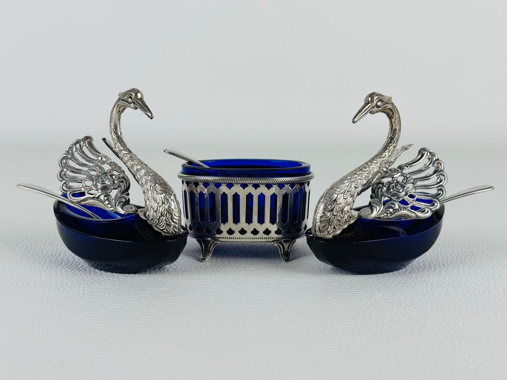 Saliera e pepiera (3) - .800 argento #1.0