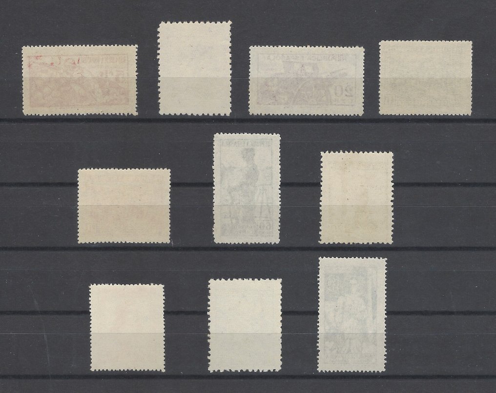 Spanien 1939 - Udstedte sjældne - kampagne-e-mail. - Edifil nº NE 46/NE 55 #1.0