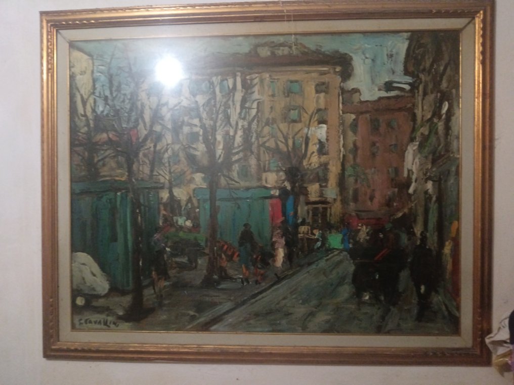 Giuseppe Cavallini (1916) - Mercato - XL format #1.0