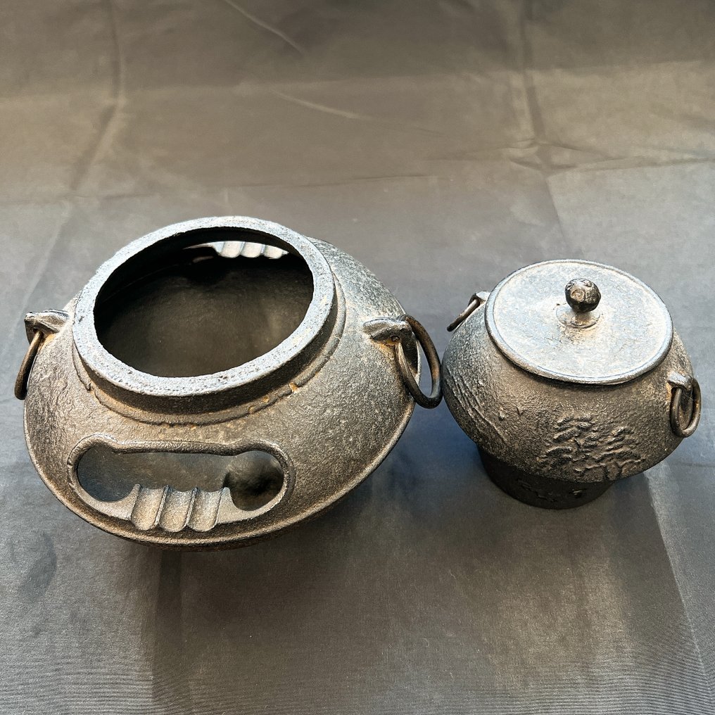 Chagama - Nambu Tekki/Nambu Ironware - 釜福 Kamafuku - Japani - Meiji-kausi #4.3