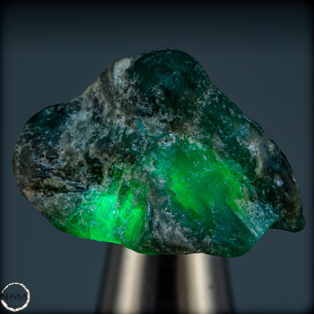 天然哥伦比亚绿色祖母绿，未加工的 宝石 43,90 克拉- 8.78 g #1.0