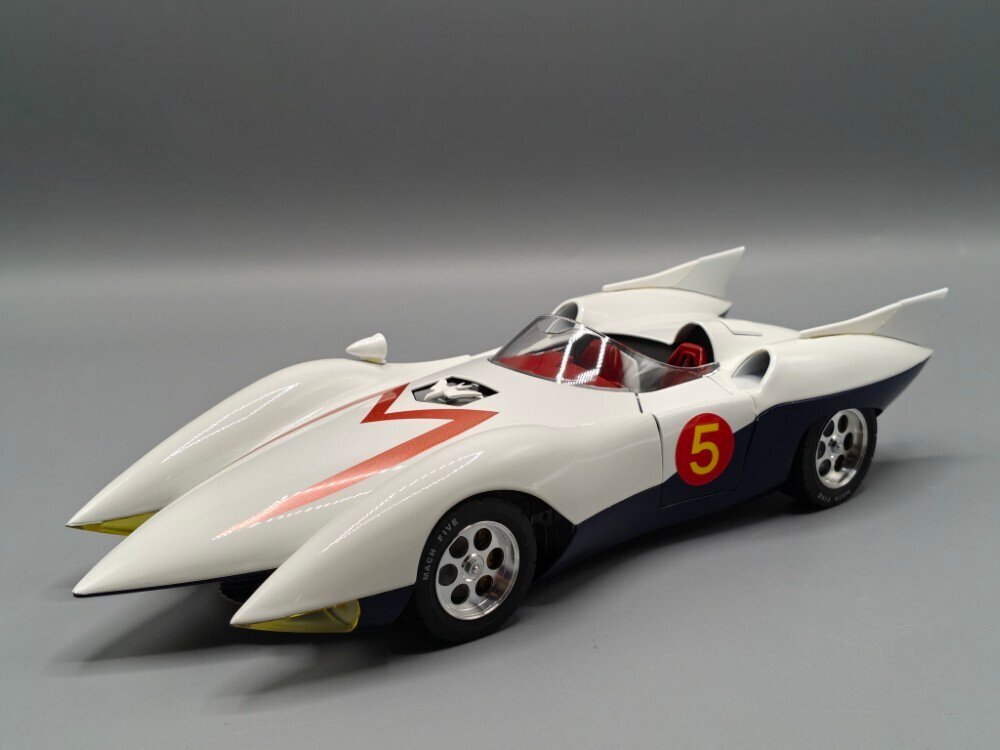 Hamilton / Schwyn Haas 1:18 - 模型汽车 - Meteoro Mach 5 Speed Racer - 经典的动漫赛车。 #1.0