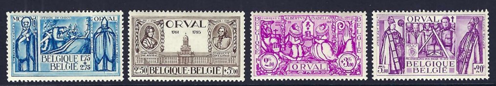 比利时 1933 - Grote Orval 系列 - OBP/COB 363/74 #3.2