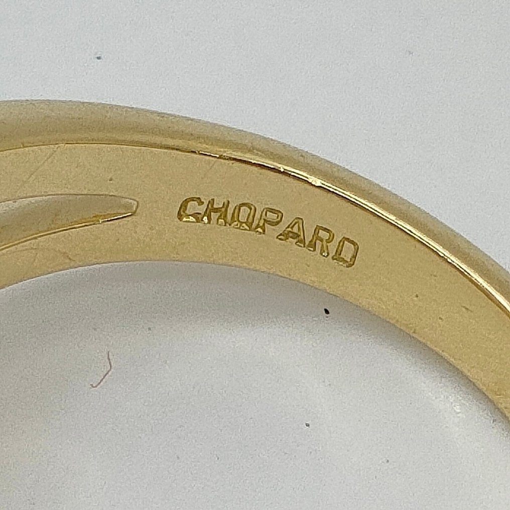 没有保留价 - Chopard - 戒指 - Happy Diamonds - 18K包金 黄金 #3.2