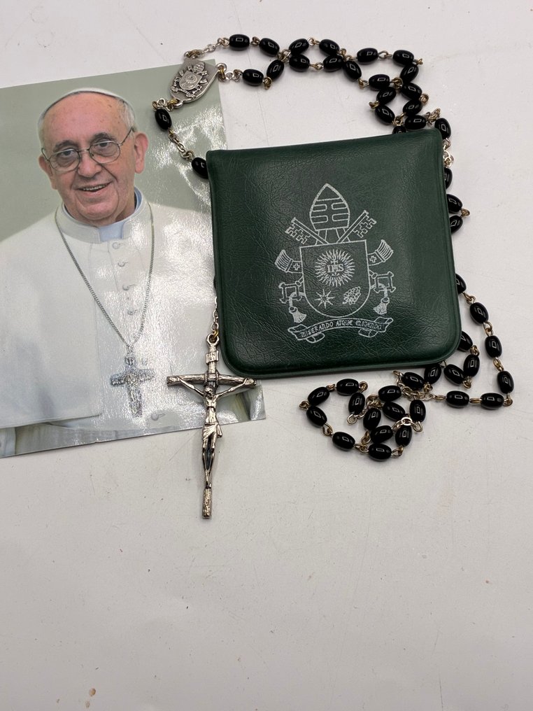 Πάπας Φραγκίσκος - Ρόζαριο της ακρόασης - Ευλογημένο και δοσμένο από τον Άγιο Πατέρα. - Επάργυρο - 2000-2010 #1.0