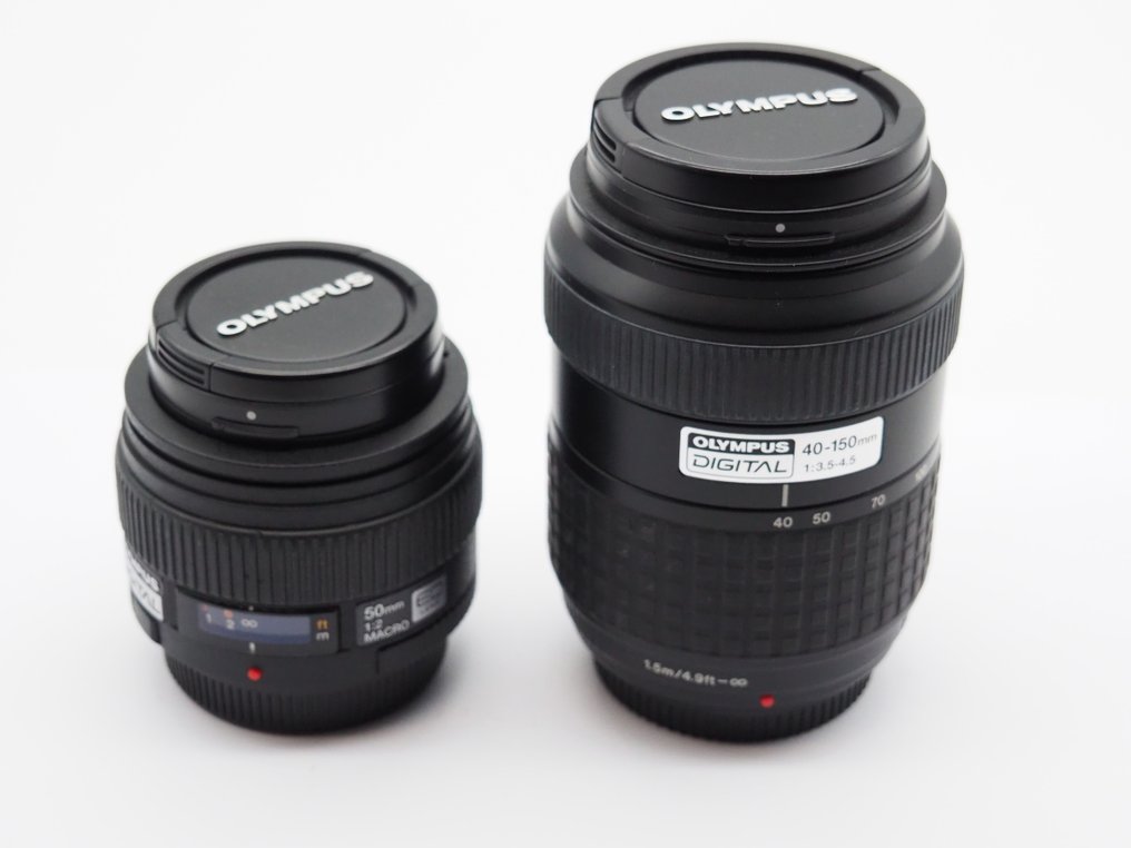 Olympus Zuiko Digital 50mm 1:2 lens + 40-150mm lens Objectif à focale variable #1.0
