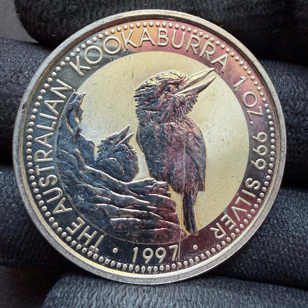 Austrália. 1 Dollar 1997 Kookaburra, 1 oz (Sem preço de reserva) #1.0