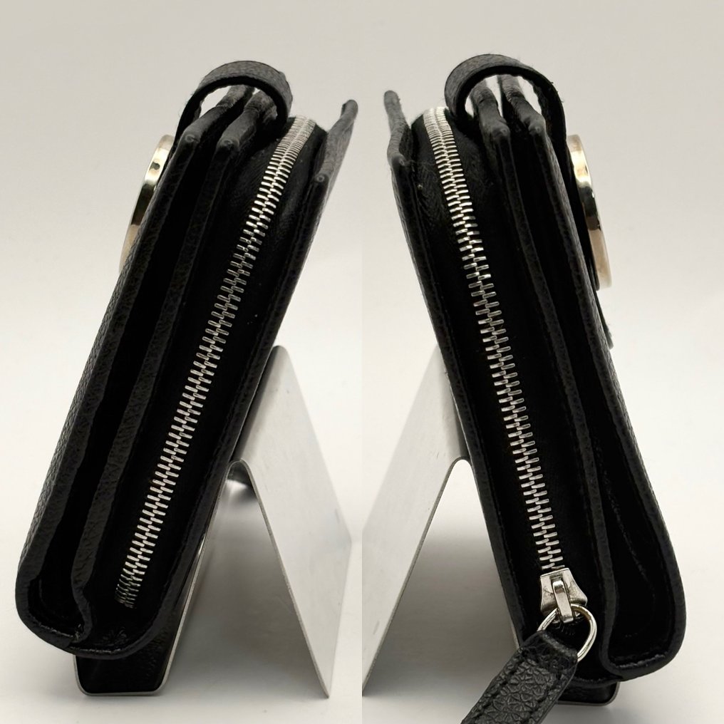 Bulgari - Bulgari Black Leather - Πορτοφόλι με φερμουάρ #3.2