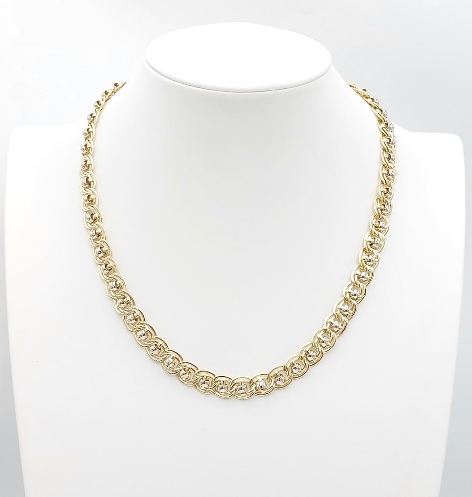 Collier - 18 carats Or jaune, Or blanc #2.1